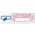 thumbnail image 3 of (2 pack) COSCO 2-color ENTERED Message Stamp, 3 of 3