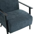 thumbnail image 6 of GDF Studio Modern Upholstery Lounge Chairs, Accent Armchairs with Metal Frames, Blue Grey, Set of 2, 6 of 9