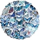 thumbnail image 2 of Juego de pegatinas de vinilo con estampado de mariposas azules, 50 unidades, 2 of 2