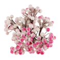 thumbnail image 4 of 13cm Navidad Holly Conos Rama de Decoración de Flores Artificiales Floral Árbol de Navidad Decoración Adorno Artesaní Rosado, 4 of 5