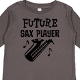 thumbnail image 4 of Inktastic Future Saxophone Player Sax Music Boys or Girls Long Sleeve Toddler T-Shirt, 4 of 5
