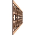 thumbnail image 3 of Ekena Millwork 46 3/4"W x 10"H x 1/4"T Chicago Fretwork Moulding, Hickory, 3 of 13