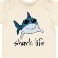 thumbnail image 4 of Inktastic Shark Life Fun Shark with Sunglasses Boys or Girls Baby Bodysuit, 4 of 5