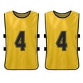 thumbnail image 3 of Mixfeer 12PCS Kid's Football Pinnies Quick Drying Soccer Jerseys Youth Sports Scrimmage Basketball Team Training Numbered Bibs Practice Sports Vest, 3 of 7