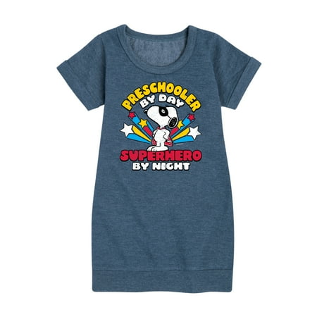 

Peanuts - Preschooler By Day - Toddler And Youth Girls Fleece Dress