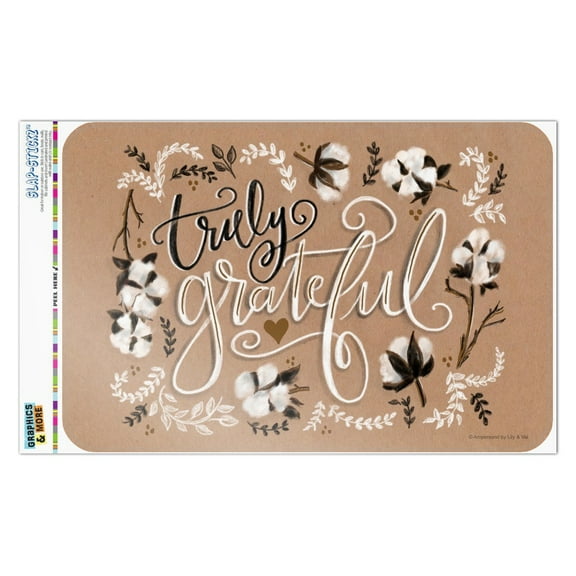 Truly Grateful Thank You Home Business Office Sign