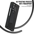 thumbnail image 7 of Allytechgroup Galaxy Z Fold 6 Case with Build in Screen Protector, PU Leather Slim Fit Kickstand Shockproof Luxury Bumper Phone Case Cover for Samsung Galaxy Z Fold 6 - Black, 7 of 7
