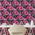 thumbnail image 2 of Ambesonne Pink Floral Peel & Stick Wallpaper for Home, Exotic Style Garden Art, 13"x100", Magenta and Laurel Green, 2 of 5