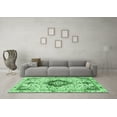thumbnail image 3 of Ahgly Company Indoor Rectangle Persian Emerald Green Traditional Area Rugs, 2' x 5', 3 of 4