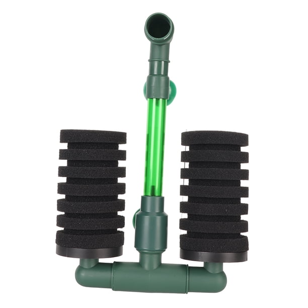 Filtro De Esponja Biológica Dual, Salida De Agua De 360 grados, Ventosa Fuerte, Filtro De Esponja Para Acuario Silencioso Con 2 Ventosas Para Acuario