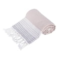 thumbnail image 2 of DII Taupe Fouta Towel, 2 of 2