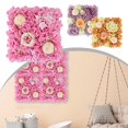 thumbnail image 3 of Artificial Flowers Wall Background 3D Flower Wall Panels Wedding Decor, 3 of 5