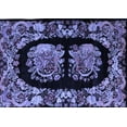 thumbnail image 1 of Ahgly Company Machine Washable Indoor Rectangle Medallion Blue French Area Rugs, 8' x 10', 1 of 4