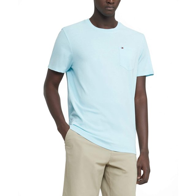 Camiseta Tommy Hilfiger de manga corta con cuello redondo y bolsillo para hombre