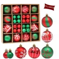 thumbnail image 2 of Christmas Ball Set Box 6cm/3cm Christmas Ball Christmas Tree Decoration Matte/Gloss Painted Eco-friendly Shatterproof PVC Plastic Ball Ornament Christmas Party Decoration Gift BoxStyle 2Nosize Gao Jinjia unisex, 2 of 2