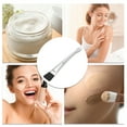 thumbnail image 5 of Unique Bargains 1 Pc Lightweight Flat Head Facial Mask Brush Black, Silver Tone, 5 of 5