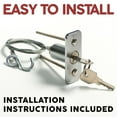 thumbnail image 5 of Granatan Emergency Release Lock Kit Garage Door Opener Systems & Supplies with Quick Release, Disconnect Key Lock, 5 of 8