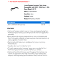 thumbnail image 2 of Lower Coolant Recovery Tank Hose - Compatible with 2003 - 2004 Ford F-350 Super Duty 6.0L V8, 2 of 2