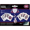 thumbnail image 2 of Masterpieces Puzzle Company Montreal Canadiens Two Decks Of Playing Cards & Dice Set, 2 of 4