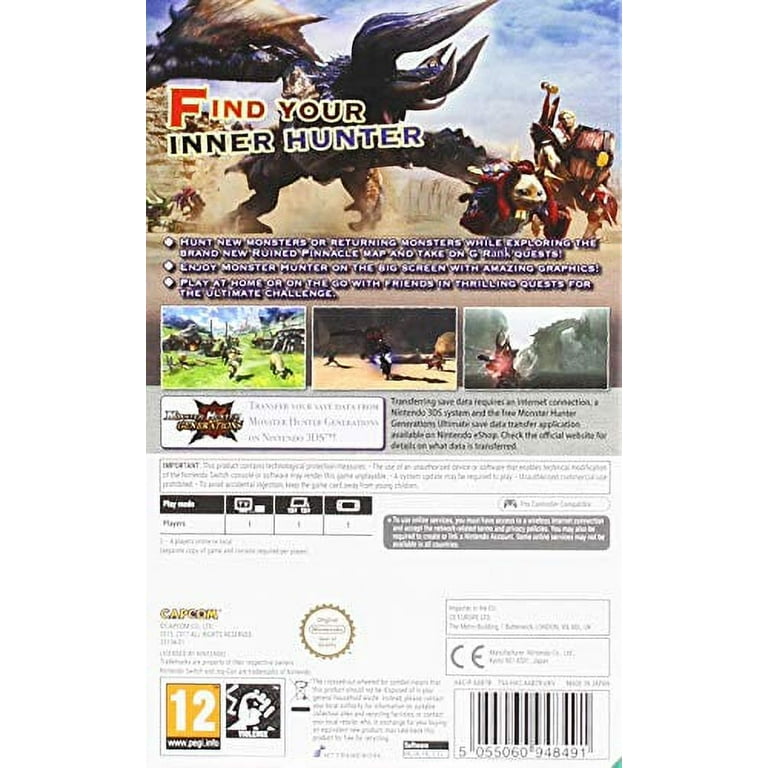 Monster Hunter Generations Ultimate (Nintendo Switch)