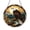 Acrylic 3.5 Inch, variant on Bald Eagle Stained Glass Window Hanging, Majestic Bird Nature Decor, Bold Wildlife Inspired Home Accent