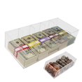 thumbnail image 2 of Bandeja para dinero Nadex de acrílico con 5 compartimentos, organizador transparente, 2 of 3