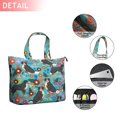 thumbnail image 2 of Bernese Mountain and Flower Travel Tote Bags for Women Carry On,Large Weekender Bags for Women Travel,Multi Functional Duffle Bag for Work,Shopping,Sports, 2 of 5