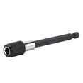 thumbnail image 4 of Quick Release Drill Bit Holder With Black Knurling, Hex Shank Drill Bit Extension, Screwdriver Bit Holder For Electric Drills - 3.93 Length, Compact, 4 of 9