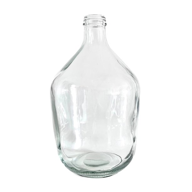 Vintage Glass Clear Large Floor Jug Vase for Centerpieces Decor
