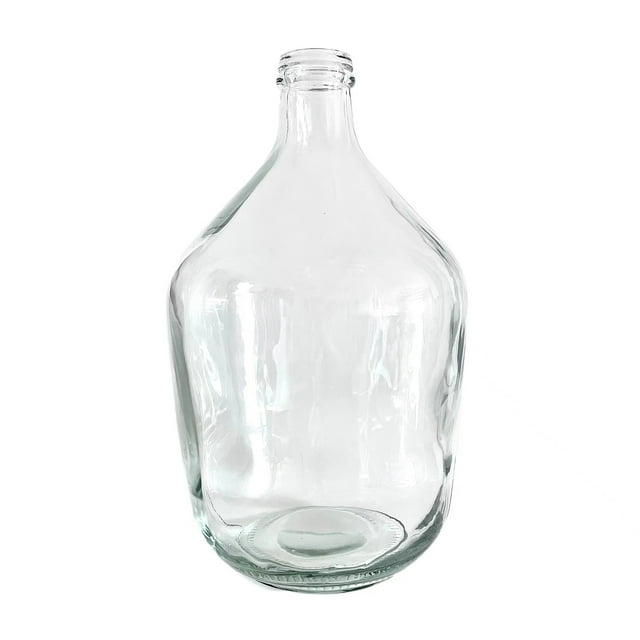 Vintage Glass Clear Large Floor Jug Vase for Centerpieces Decor