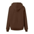 thumbnail image 5 of WENWU Womens Hoodies Long Sleeve Hoodie Women Hoodies Pullover Cozy Sweatshirts for Women Brown Sweater Fall Outfits for Women 2025 College Wear, 5 of 6