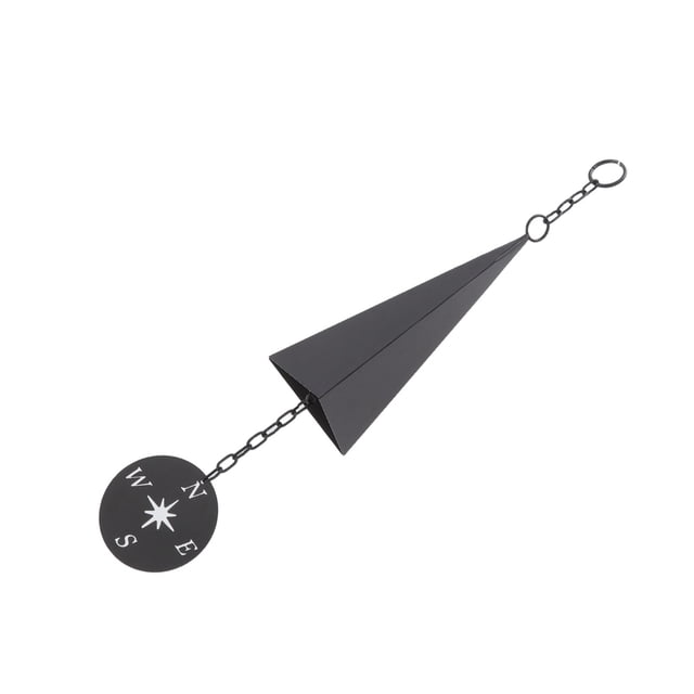 Home Wall Ornament,North Country Iron Triangle Iron Triangle Wind Bell Wind Chimes Effortless Installation