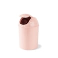 thumbnail image 2 of 1.25 Gallon Mini Waste Can with Removable Swing-Top Lid - Small Garbage Bin for Kitchen, Bathroom, Bedroom, Office - Compact Trash Can Fit Under Tables & Counters - Pink, 2 of 5