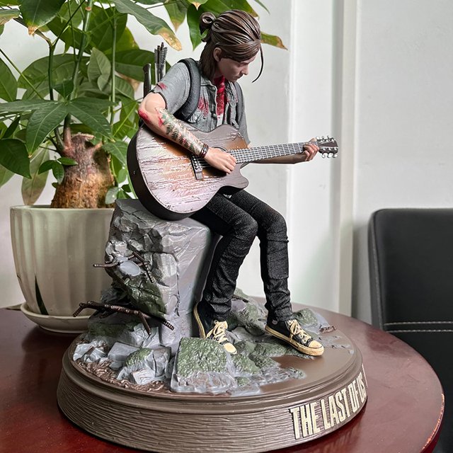 NECA-Figura Modelo The Last of Us, Ellie con Guitarrista, 30cm Collection Butter, Decoración de Escritorio, Regalo para Amigos, Original, Parte IIninguna caja zhangmengya unisex