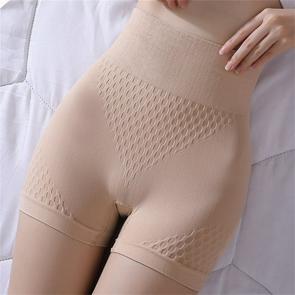 VISALY Womens Boxer Briefs Seamless Underwear Honeycomb Vaginal Tightening & Body Shaping Briefs Honeycomb Vaginal Tightening No Show Panties Tummy Control Panties A L