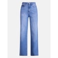 thumbnail image 6 of Scenario Women's Wide Leg Jeans, Sizes 0-20, 6 of 6
