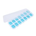 thumbnail image 1 of Matsuzay Molde de silicona para cubitos de hielo con tapa, 14 rejillas, bandeja para bolas de hielo DIY, helado, bebidas frías, whisky, cócteles, Barra de herramientas azul Matsuzay HA004890-02, 1 of 6
