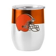 thumbnail image 1 of Logo Chair 608-S16CB-11 16 oz NFL Cleveland Browns Colorblock Stainless Curved Beverage, 1 of 1