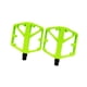 thumbnail image 4 of 2 pedales de bicicleta planos antideslizantes de alto rendimiento para BMX de carretera. Verde, 4 of 9