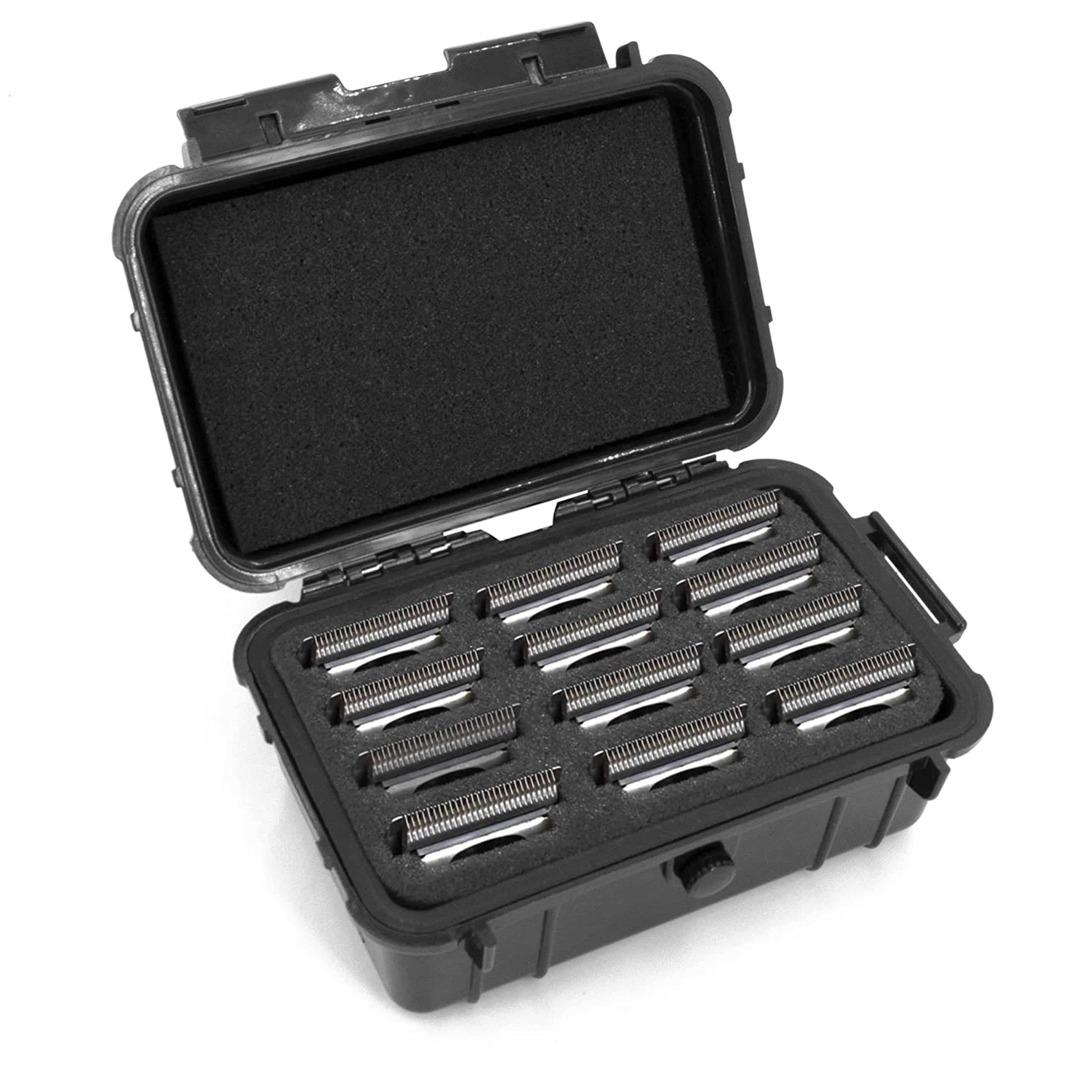 CASEMATIX Protective Clipper Blade Holder for 12 Blades Waterproof