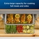 thumbnail image 3 of Oster Air Fryer Oven, 10-in-1 Countertop Toaster, Large Enough for 2 Pizzas, Stainless Steel French Doors, XL Sized, 3 of 5