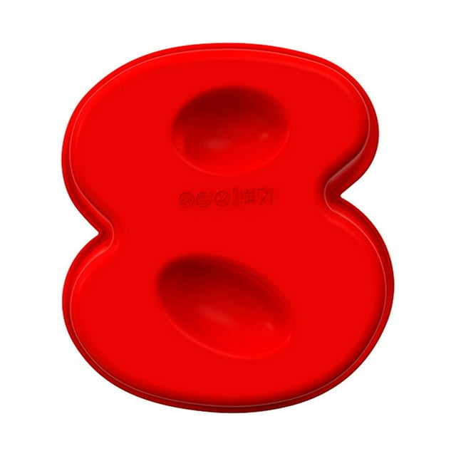Dvkptbk Cake Mould Large Silicone 0-9 Number Cake Tin Mould Birthday Party Baking Tool Kitchen Gadgets on Clearance