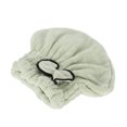 thumbnail image 3 of Gorro de ducha BuyWeekMX Tipo lazo acabado de lujo Polar de coral, 3 of 9