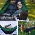 thumbnail image 6 of Camping Hammock Double & Single Portable Hammocks with 2 Tree Straps and Carry Bag, Outdoor Hammock for Travel/Backpacking/Beach/Backyard, 6 of 8