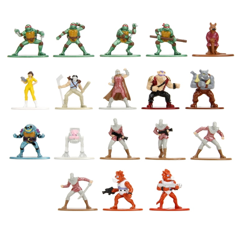 Jada Nano Metalfigs TMNT 18 Pack – Collectible Die-Cast Figures