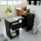 thumbnail image 3 of Escritorio Extensible Space Color Negro negro, 3 of 6
