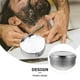 thumbnail image 3 of FELTECHELECTR Cuenco de afeitar de acero inoxidable para hombre con tapa, práctico cuenco para crema de afeitar y jabón, ideal para el baño (plateado)., 3 of 4