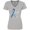 Athletic Heather, variant on Inktastic Faith over Fear Hydrocephalus Awareness with Blue Ribbon Women's V-Neck T-Shirt