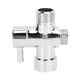 thumbnail image 2 of Válvula Desviadora de Cabezal de Ducha de Cobre Control de Agua Fría y Caliente Montada en la Pared Fácil Instalación Uso Multifuncional para Lavabo de Inodoro ANGGREK Otros, 2 of 8