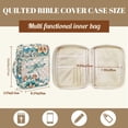 thumbnail image 7 of TSOVTHRID Boho Mandala Floral Dragonfly Print Bible Carrying Case for Women Men, Bible Cover Church Bag with Pen Storage, Multi-Functional Cyan Carrying Book Case for Bibles Study, Christian Gift, 7 of 7